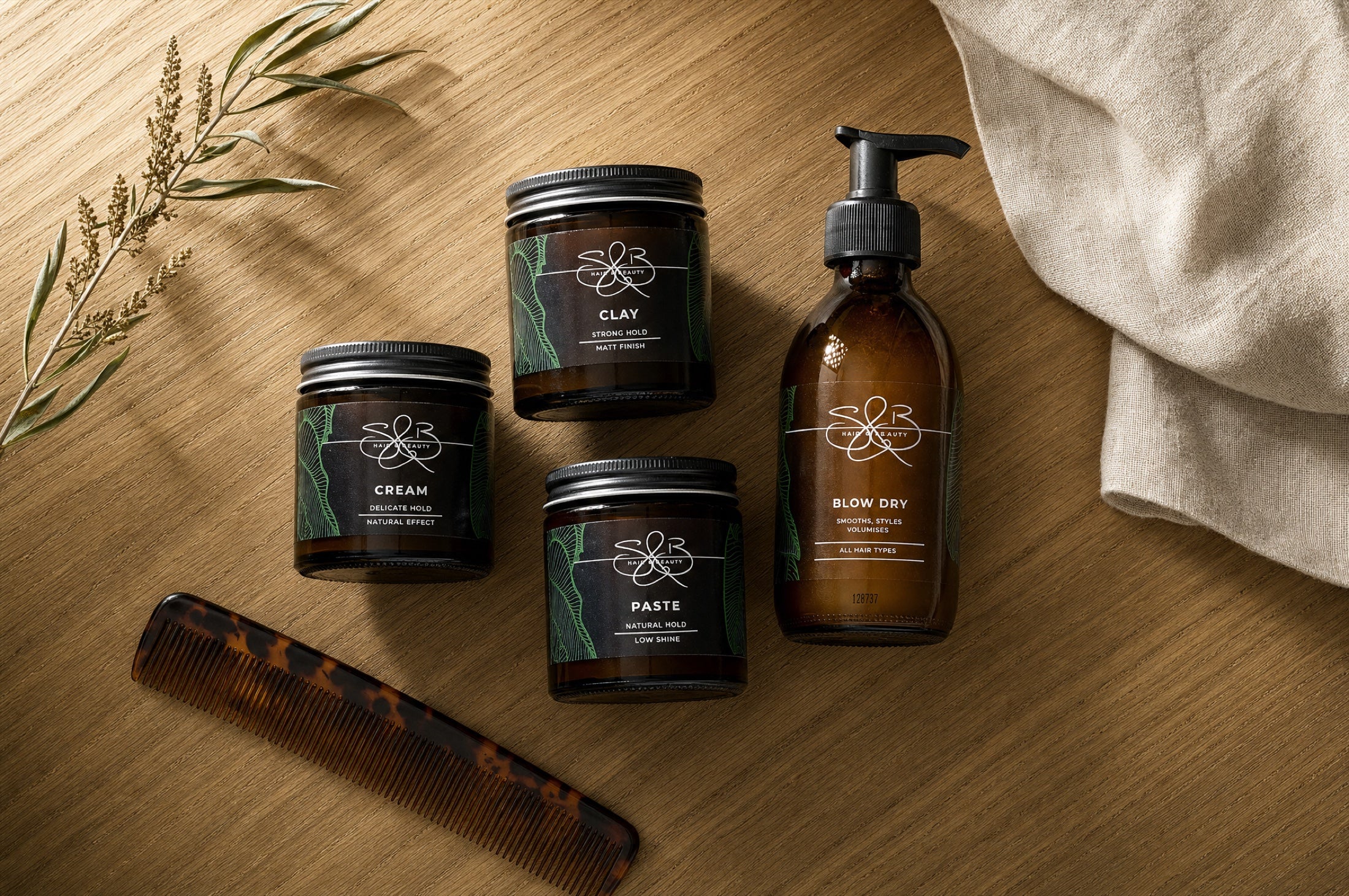 Salon finish,<br>every morning.
